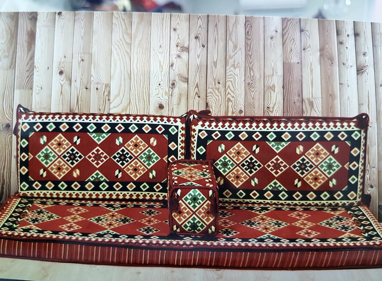 Arabic Majlisi (Mattress & Pillow sheet set of 4)