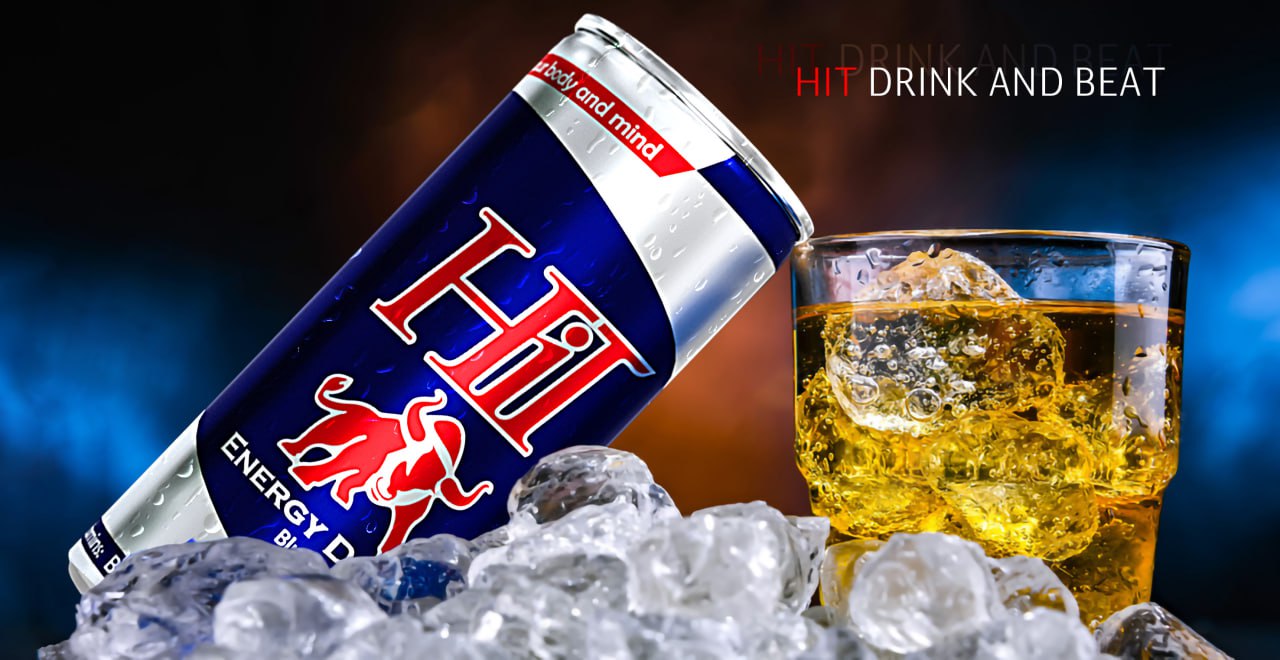 HIT BLUE ENERGY DRINK